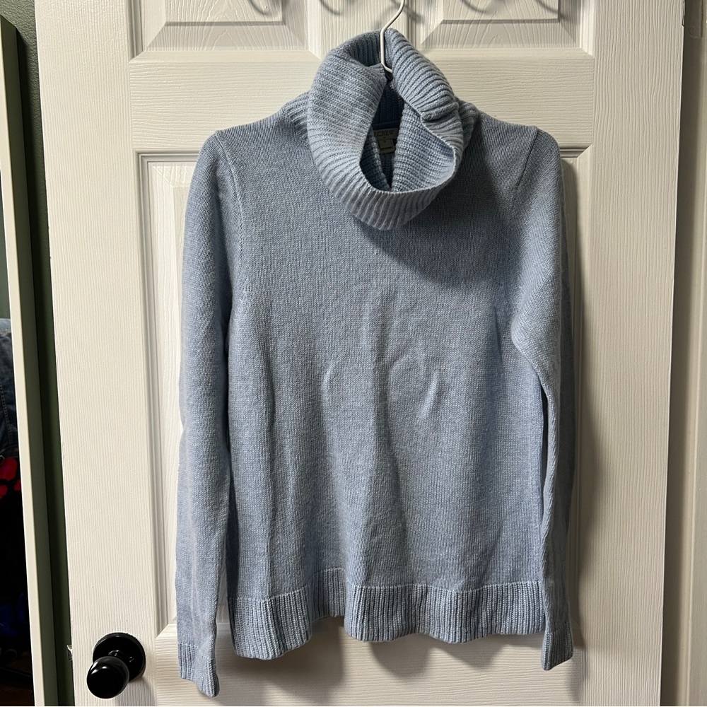 Cozy Blue Turtleneck Sweater